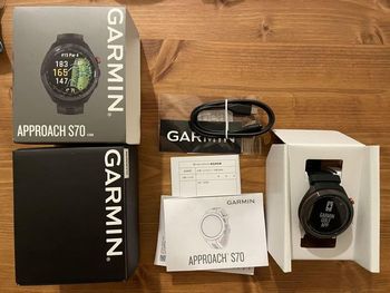 Montre connectée GPS Golf Garmin 47mm noire neuf avec boîte