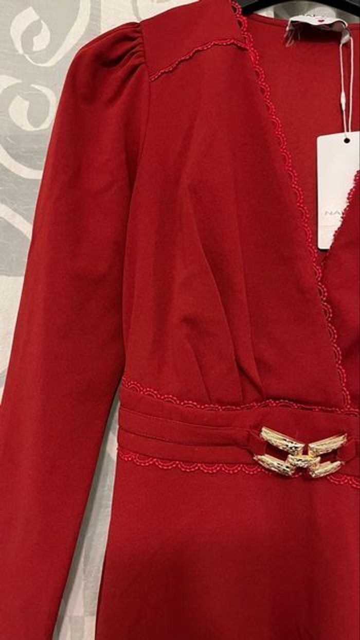 Robe Rouge Naf Naf - photo numéro 5