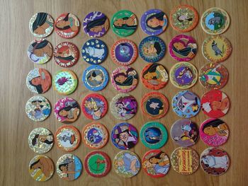 42 pogs pocahontas brillants