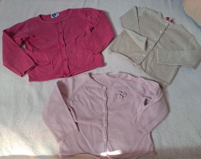 Lot de gilet fille