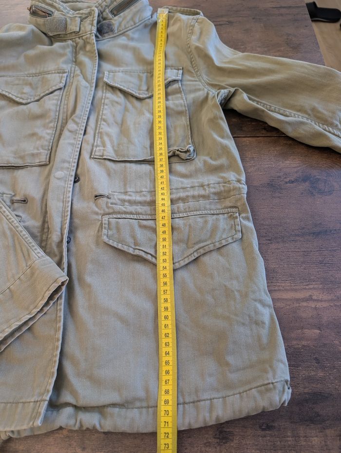 Ralph Lauren Military Field Veste Drapeau Américain Arrière - photo numéro 5