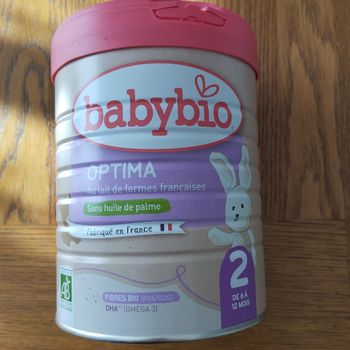 Lait babybio optima 2eme âge