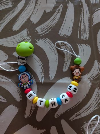 Attache tétine toy story