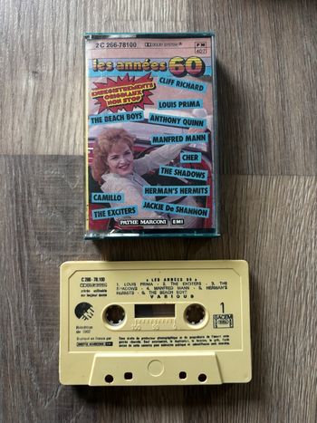Cassette audio Les années 60