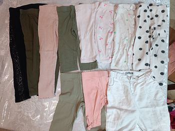 Lot de 11 leggings/corsaires fille 