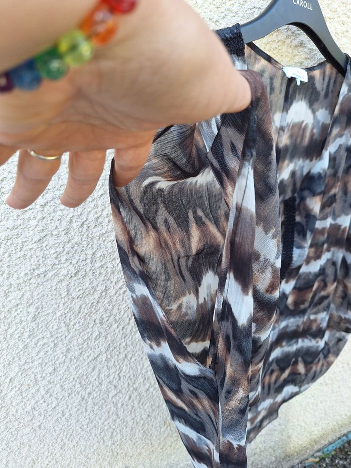 👚 Haut / Blouse manches larges Jacqueline Riu Taille 46 - photo numéro 8