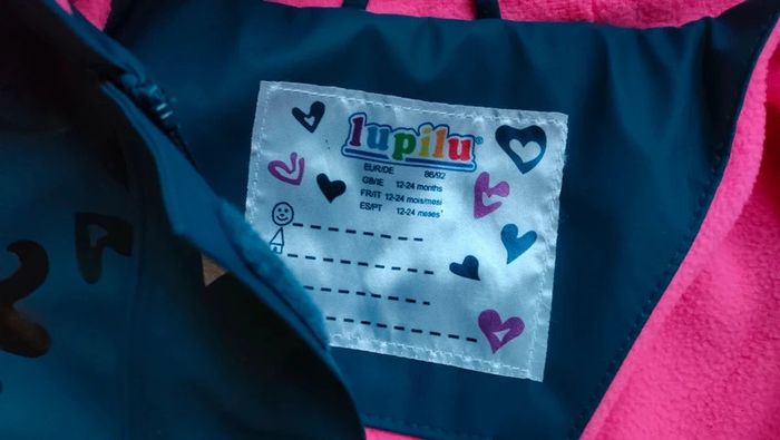 Manteau imperméable lupilu 12-24mois - photo numéro 4