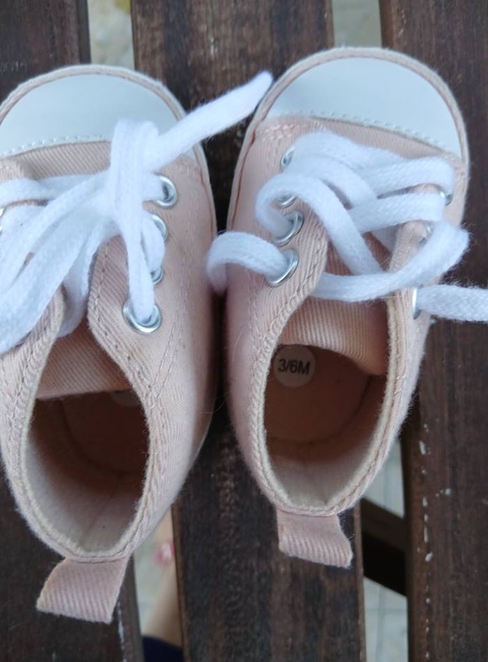 chaussure en toile 3-6 mois - photo numéro 3