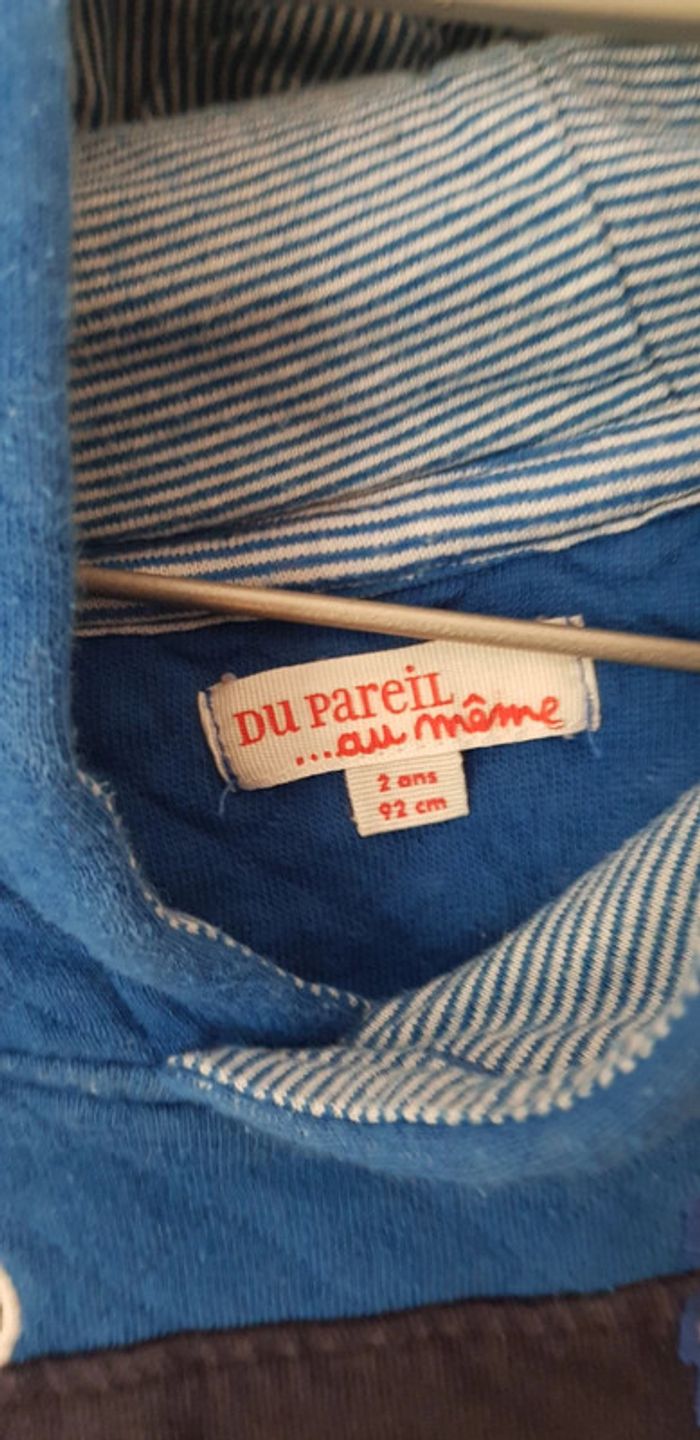 Sweat à capuche DPAM 2 ans - photo numéro 3
