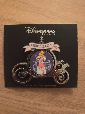 Pin Disney Cendrillon 75 ans