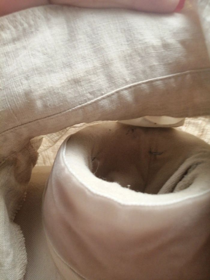 Jolie blouse sans manche à boutonner en lin - photo numéro 6