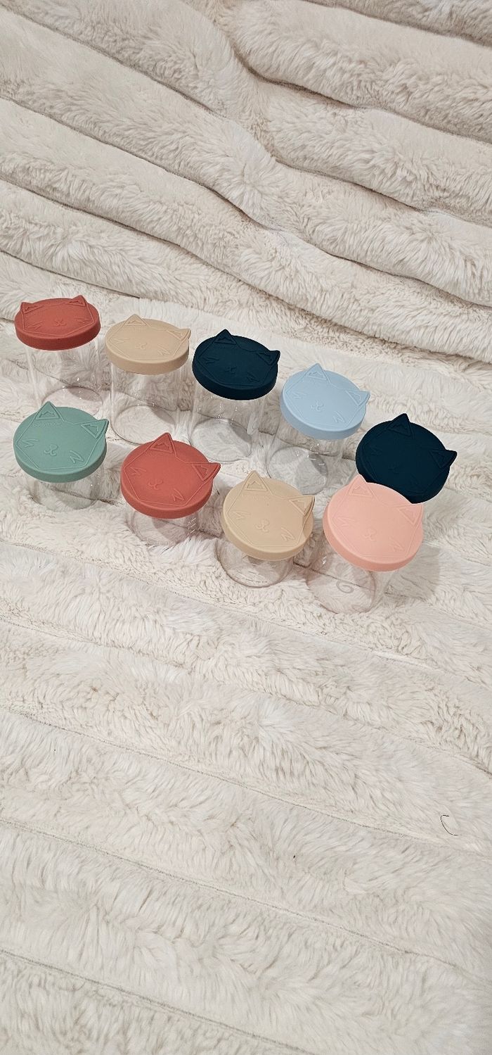 Lot de 9 pots en verre Isy bowls de Babymoov