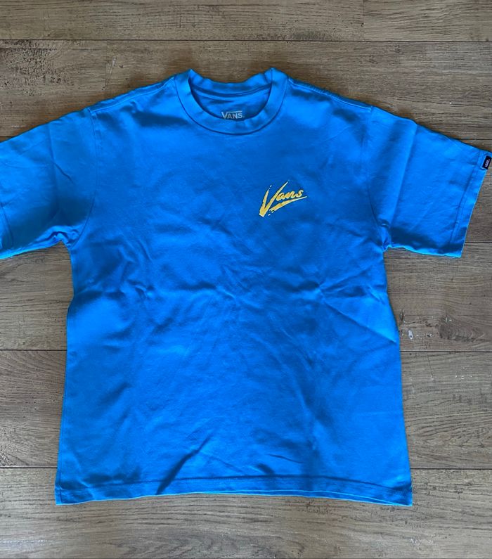 Tee shirt bleu marque Vans - photo numéro 2