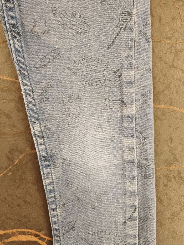 Pantalon bleu dinosaures DPAM 4 ans - photo numéro 7