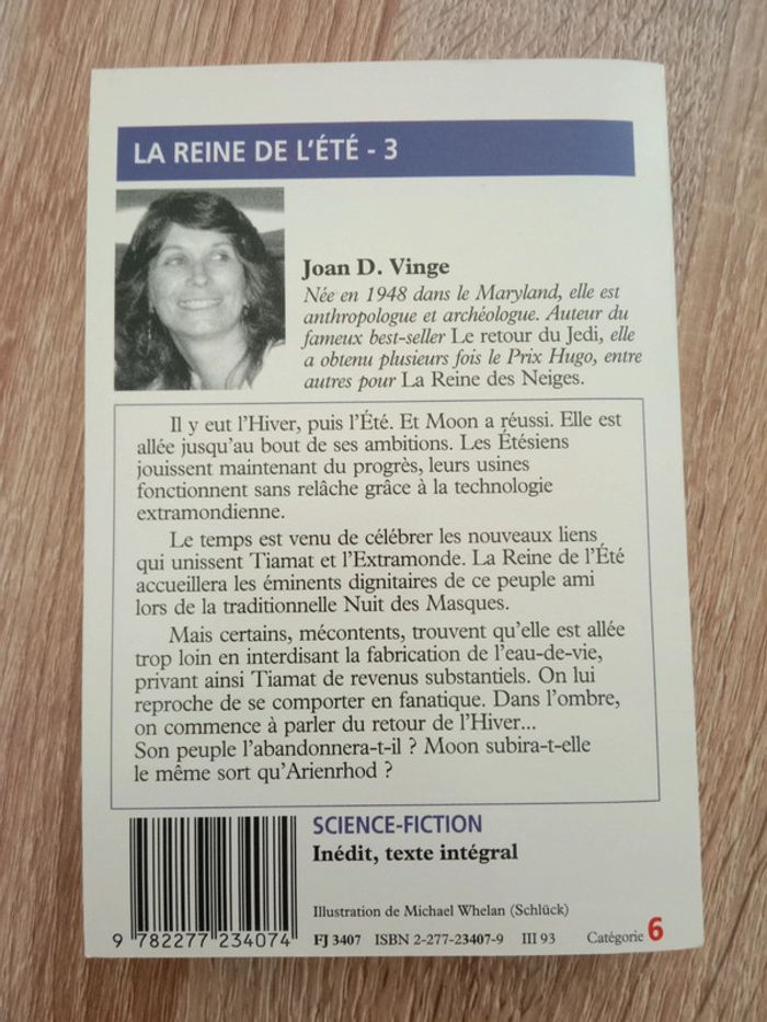 LOT Joan D. Vinge 📚 La reine de l'été Tome 1,2 et 3 - photo numéro 7