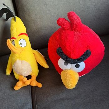 Lot 2 peluches #angrybirds