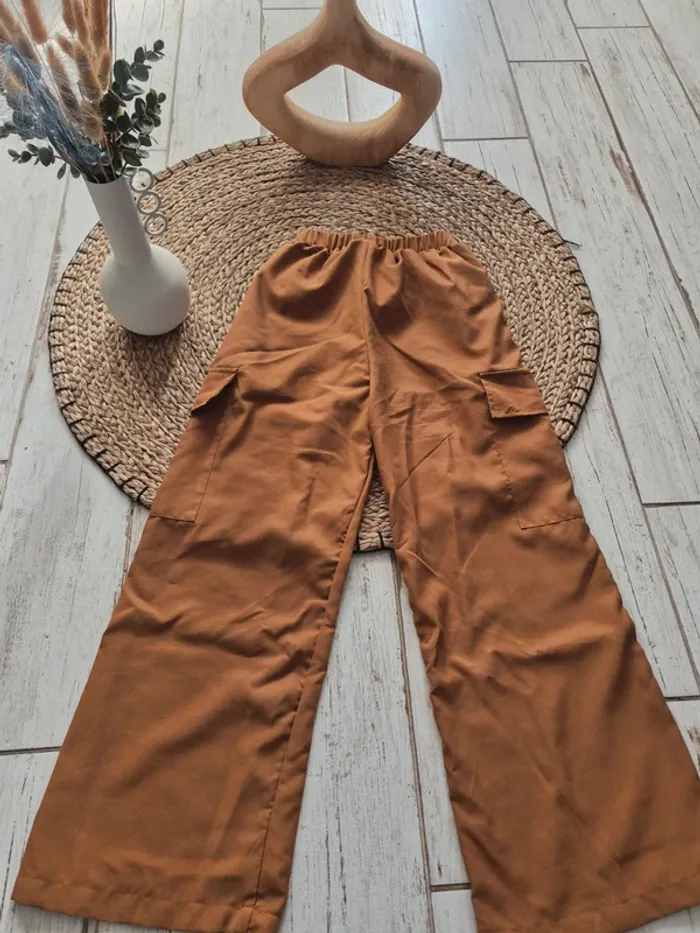 Pantalon cargo évasé 10 ans fille - photo numéro 5