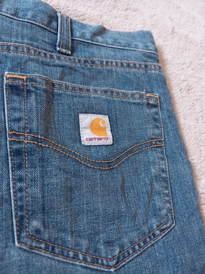 Short Oversized Carhartt Vintage Bleu (n°5) - photo numéro 2