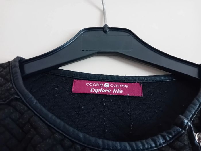 Veste noire Cache Cache Taille 1 - photo numéro 2