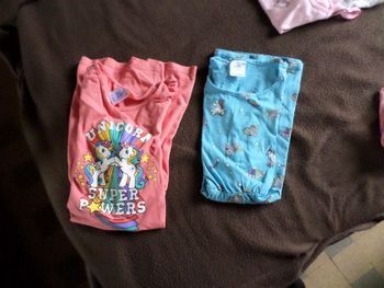 lot vêtements fille été 8 ans