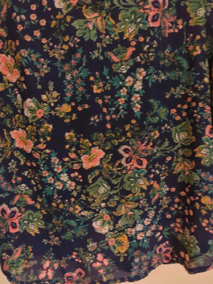 Blouse fleurie L - photo numéro 2