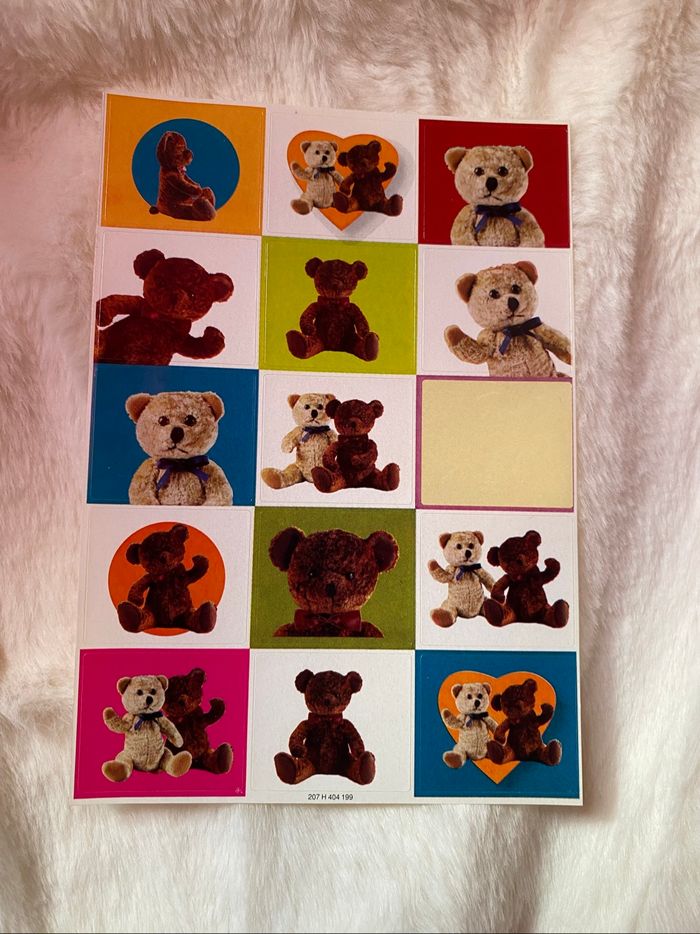 Stickers ours lulu castagnette