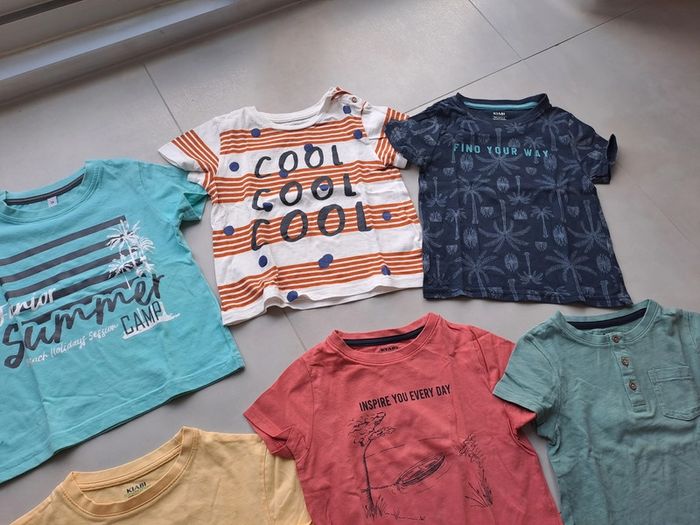 Lot de 9 t shirts MC 3A - TBE - photo numéro 2