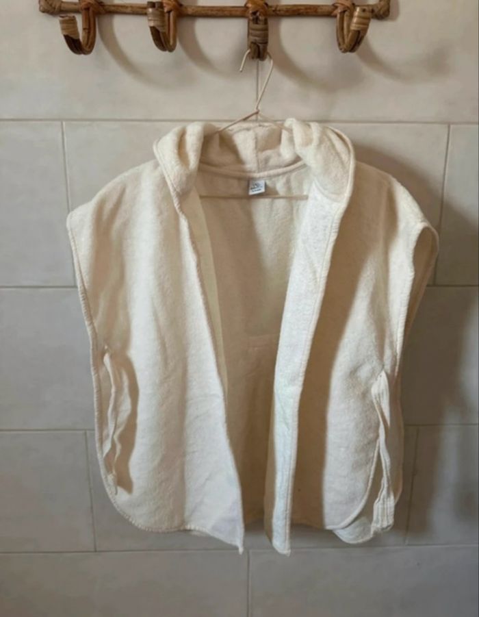 peignoir tout doux et gaze de coton 2/4ans de chez bb&co neuf