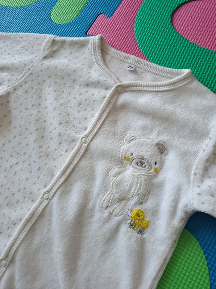 Lot de 2 pyjamas (1 Petit Bateau + 1 Zeeman) 12m - photo numéro 8