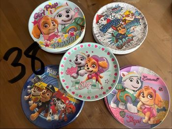 Lot de 38 assiettes, Pat’Patrouille