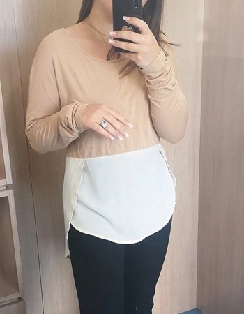 Top bi mariere beige