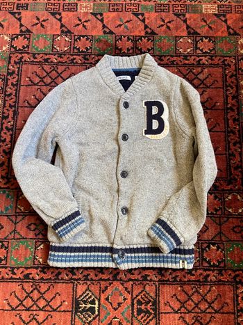 Veste gilet style américain garçon 8 ans Okaidi