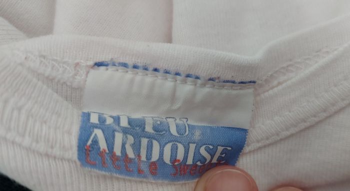 Maillot de corps / T-shirt BLEU ARDOISE fille rose pale - 4 ans - photo numéro 5