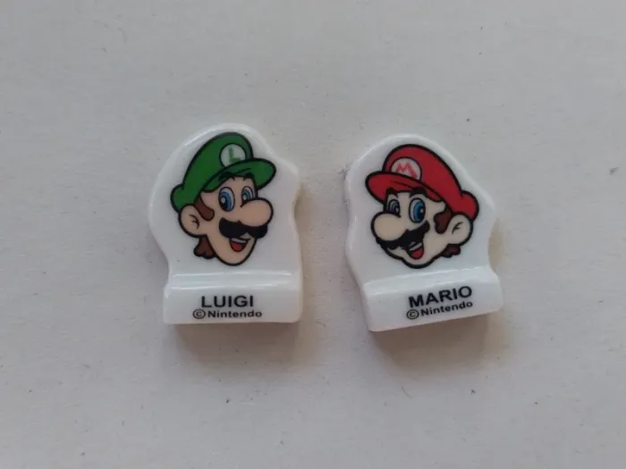 Fève Mario Luigi Bros Nintendo jeux vidéo