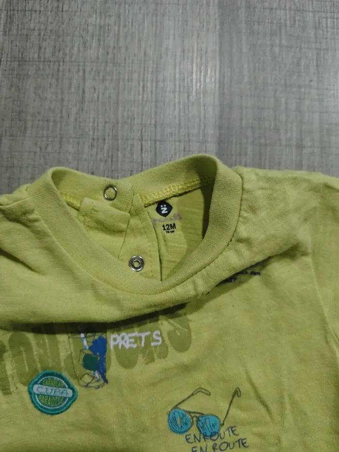 Tee-shirt Z grain de blé 12 mois - photo numéro 2