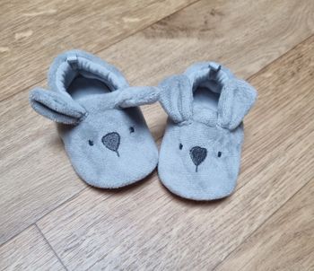 chausson souris couleur grise bebe 3/6mois