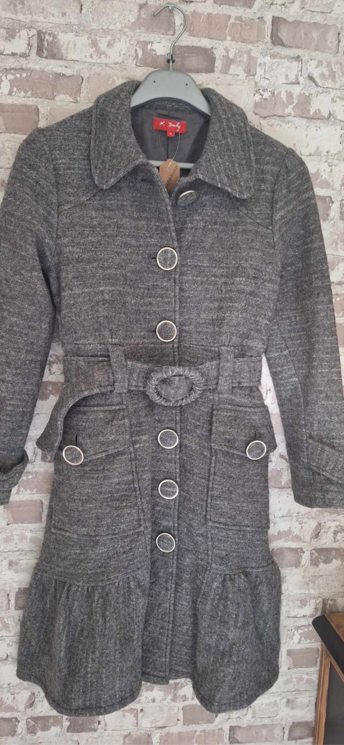 Long manteau gris - photo numéro 2