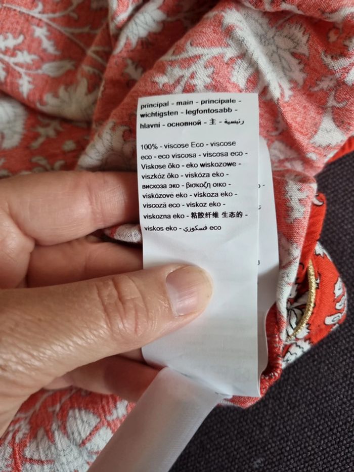Haut fines bretelles évasé rouge Promod - photo numéro 6