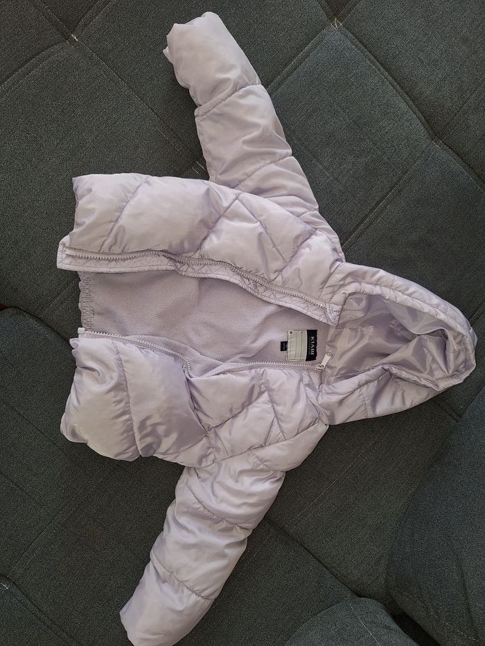 Manteau hiver violet