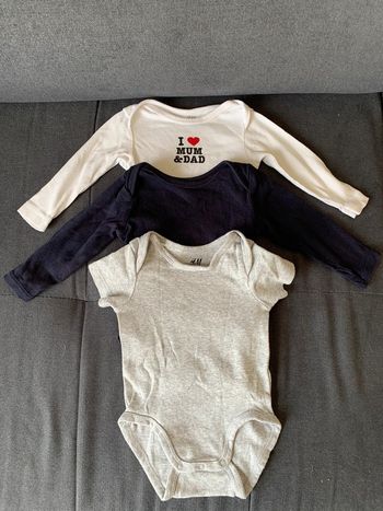 Lot 3 bodys 6 mois
