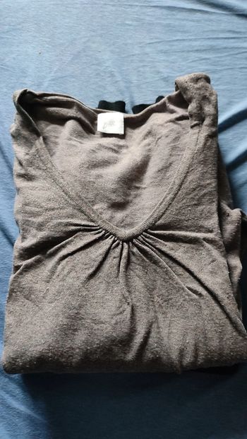 Pull camaïeu crème