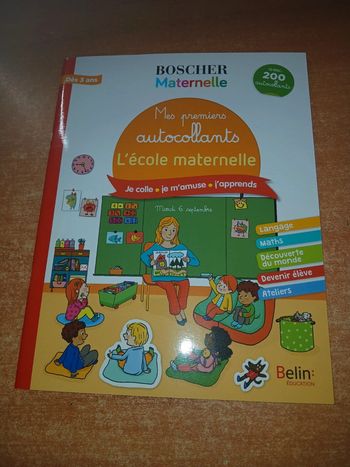 Mes premiers autocollants l'école maternelle