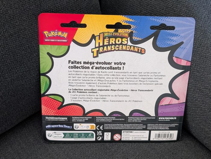 Tripack Pokémon Salamèche Héros Transcendants ME2.5 Fr - photo numéro 2