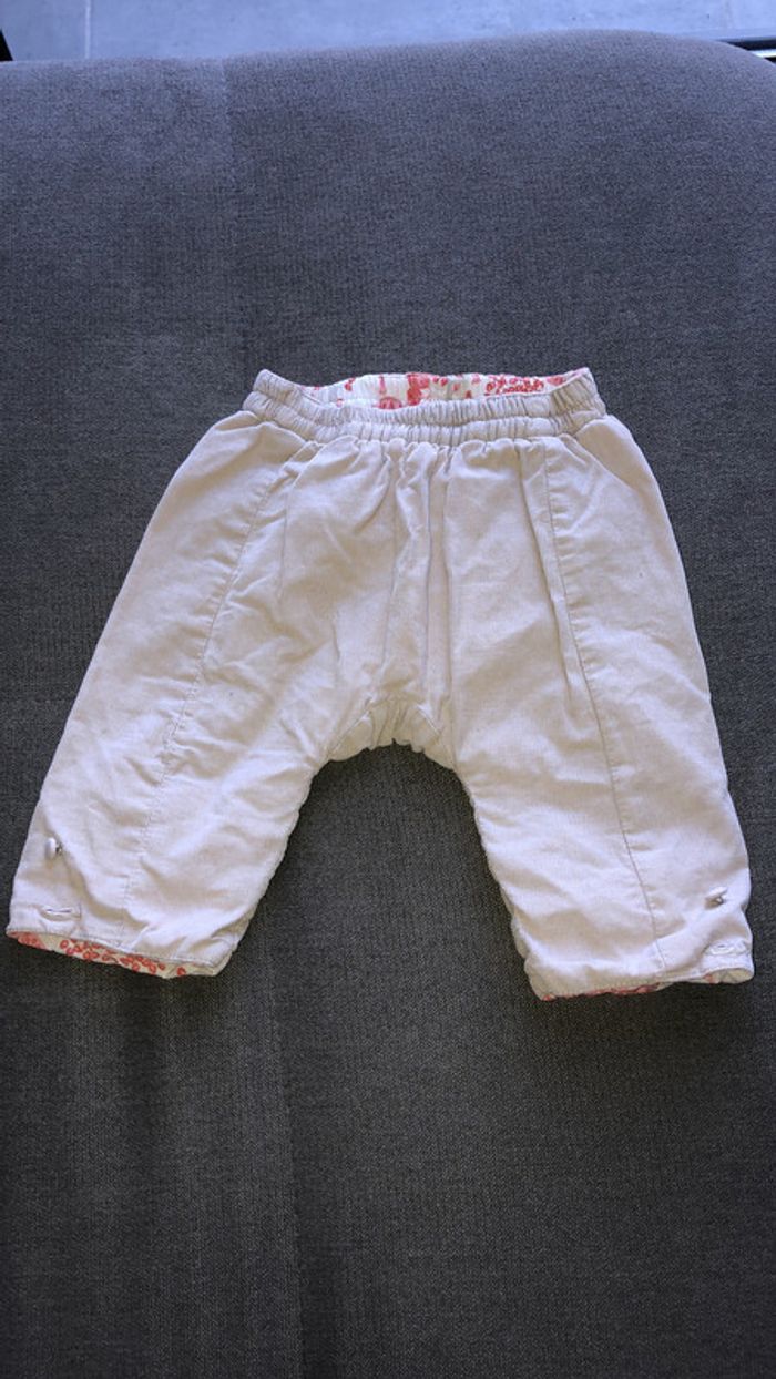 Lot 2 pantalon taille 1 mois - photo numéro 2