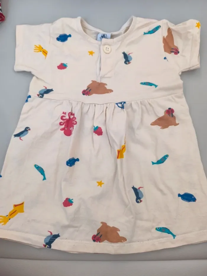 Lot de 2 robes petit bateau - photo numéro 2