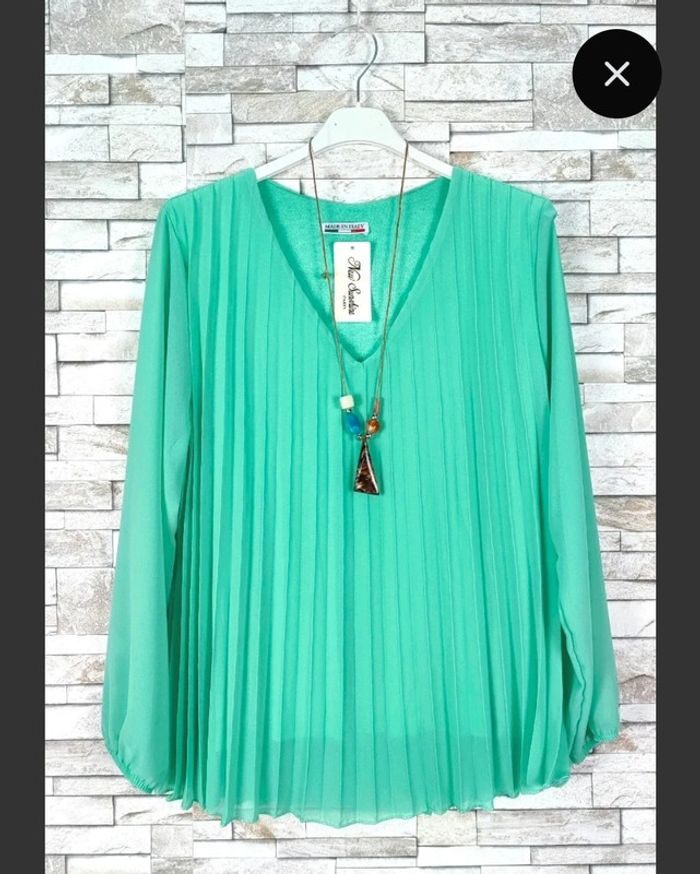 Blouse plissee taille unique