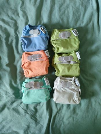 Lot de 6 couches lavables Popin newborn