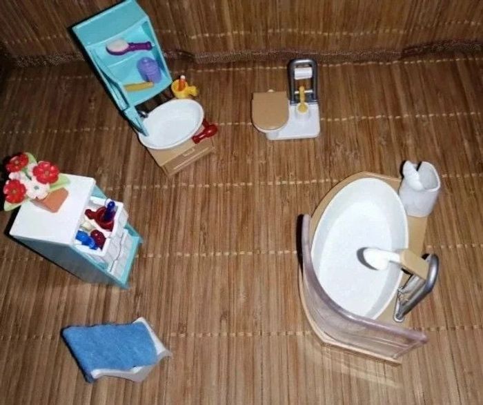 Salle de bain avec baignoire - Playmobil
