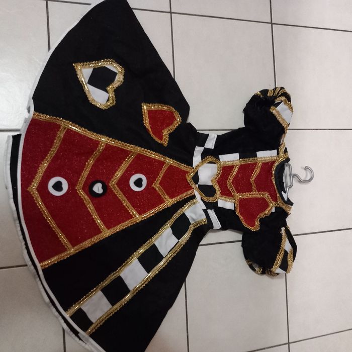 Deguisement enfant reine de coeur - photo numéro 2