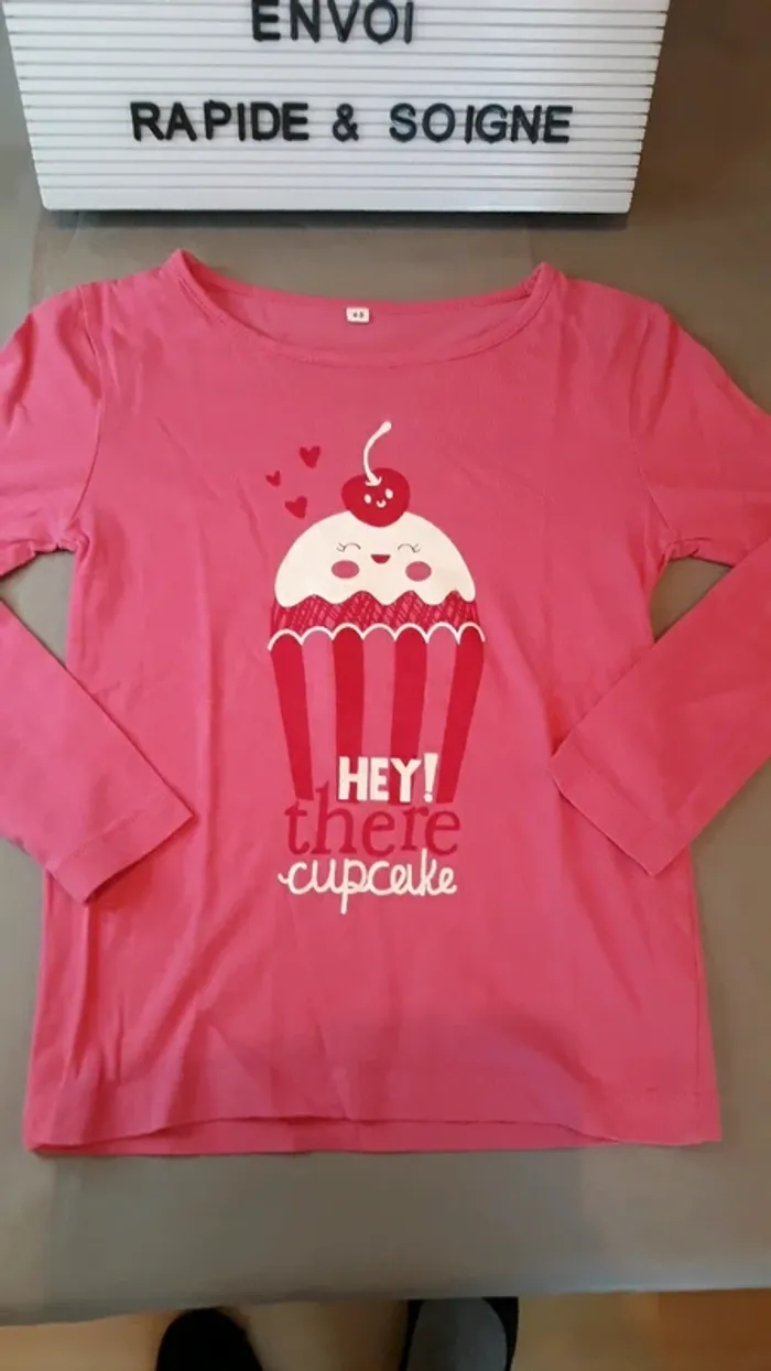 T shirt manche longue 4/5 ans - photo numéro 2
